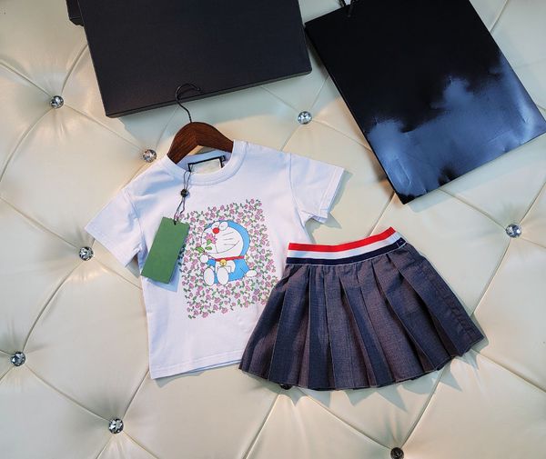designer kids t-shirt+ skirt sets childrens suit brand girl clothing environment-friendly printed cotton material breathable and sweat-absor, White
designer kids t-shirt+ skirt sets childrens suit brand girl clothing environment-friendly printed cotton material breathable and sweat-absor, White