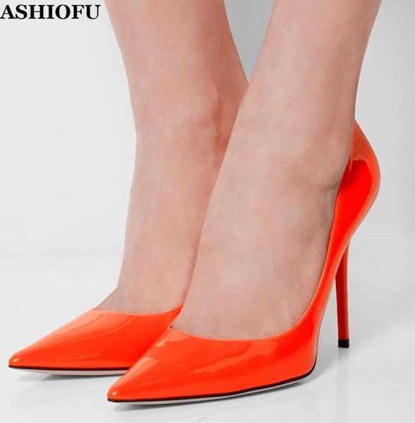 dress shoes ashiofu style handmade women's high heel pumps patent leather party prom slip-on pointy evening, Black
dress shoes ashiofu style handmade women's high heel pumps patent leather party prom slip-on pointy evening, Black