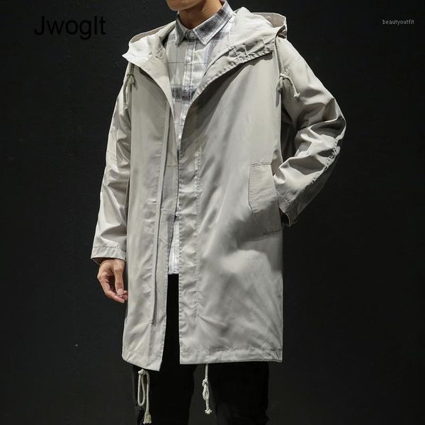 men's trench coats autumn korean fashion casual long jacket coat loose zipper hooded overcoa black windbreakers, Tan;black
men's trench coats autumn korean fashion casual long jacket coat loose zipper hooded overcoa black windbreakers, Tan;black