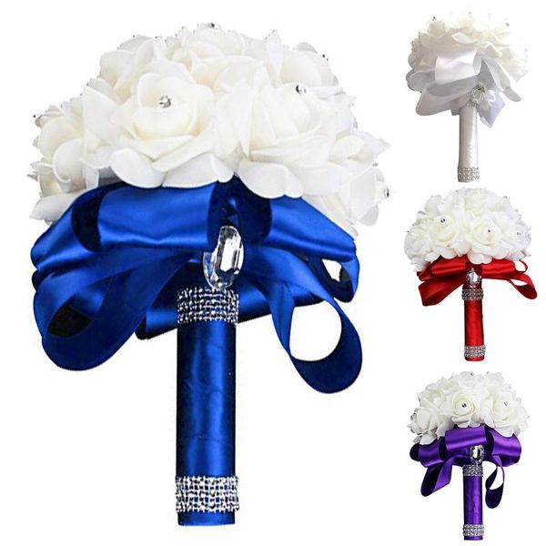 decorative flowers & wreaths korean style wedding bridal bouquet artificial flower pe foam roses with crystal rhinestones ribbons for party
decorative flowers & wreaths korean style wedding bridal bouquet artificial flower pe foam roses with crystal rhinestones ribbons for party