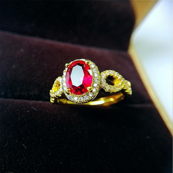 pigeon blood red color treasure women's temperament versatile ring hand adornment female, Silver
pigeon blood red color treasure women's temperament versatile ring hand adornment female, Silver