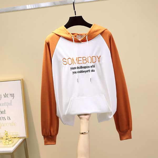 autumn women's long sleeves hoodies letter hooded girls ladies pullover casual sweatershirt a3995 210428, Black;gray
autumn women's long sleeves hoodies letter hooded girls ladies pullover casual sweatershirt a3995 210428, Black;gray
