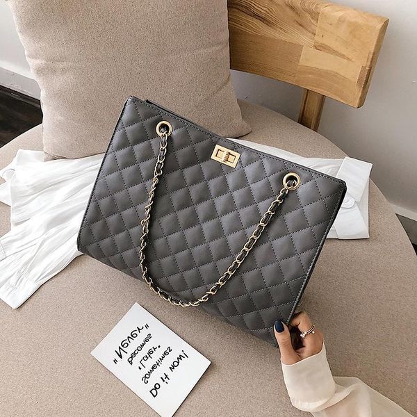 single shoulder messenger large bag female rhombus chain european and american fashion back cross body