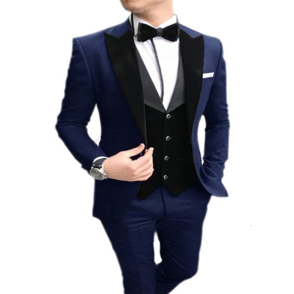 men's suits & blazers 2021 men's suit 3 casual fitting fine blue ribbon lapel man tuxedo (blazer + vest pants), White;black
men's suits & blazers 2021 men's suit 3 casual fitting fine blue ribbon lapel man tuxedo (blazer + vest pants), White;black