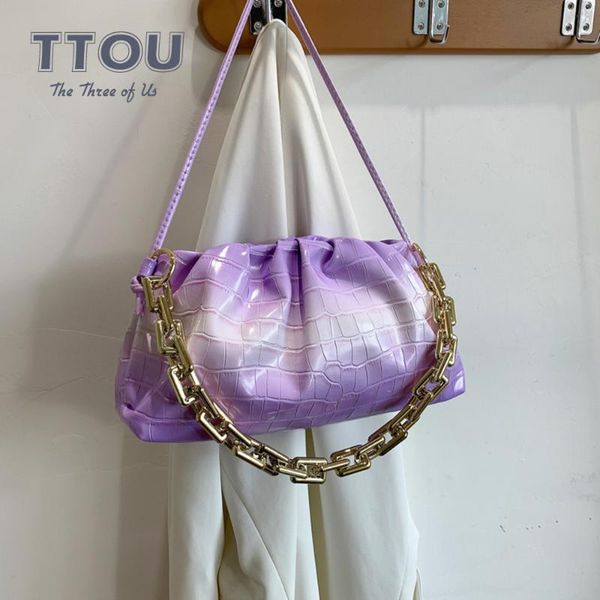 evening bags fashion gradient color thick chains pleated handbags for women armpit bag female crocodile pattern casual lady shopping
evening bags fashion gradient color thick chains pleated handbags for women armpit bag female crocodile pattern casual lady shopping