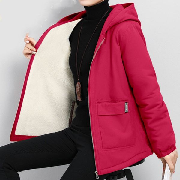 styles women winter coat korean large size loose hooded jacket autumn casual plus velvet female windbreaker plus size 6xl y562, Tan;black
styles women winter coat korean large size loose hooded jacket autumn casual plus velvet female windbreaker plus size 6xl y562, Tan;black