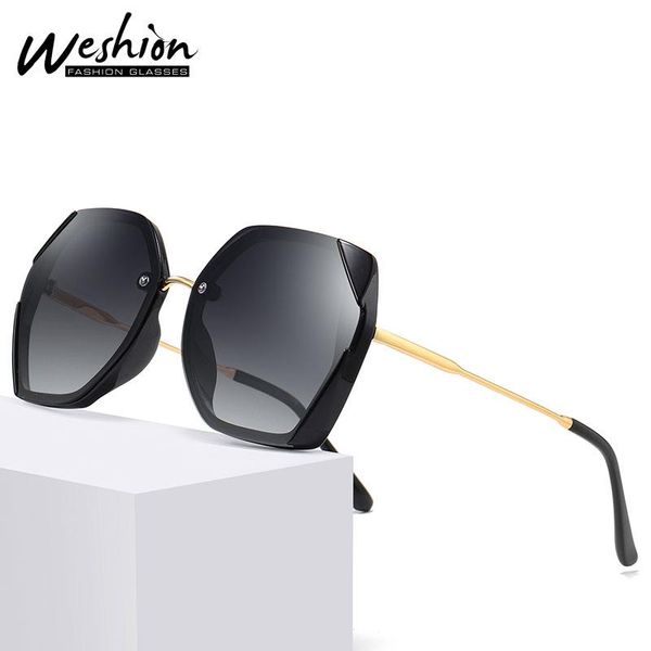 sunglasses fashion women polaroid rimless luxury designer glasses lady driving eyewear uv400 with accessories, White;black
sunglasses fashion women polaroid rimless luxury designer glasses lady driving eyewear uv400 with accessories, White;black