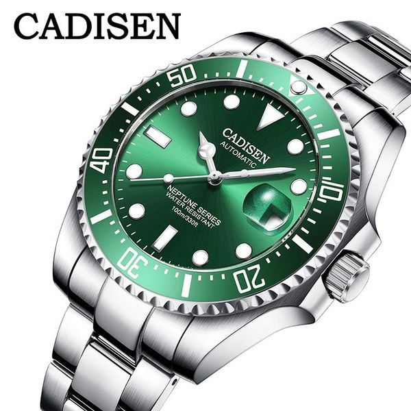 wristwatches watch for men mechanical stainless steel automatic male cadisen casual luminous hands sports men's relogio masculino, Slivery;brown
wristwatches watch for men mechanical stainless steel automatic male cadisen casual luminous hands sports men's relogio masculino, Slivery;brown
