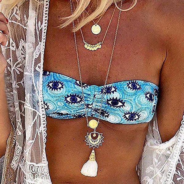 pendant necklaces 3 pcs/set retro women gold set charm tassel flower moon crystal bead geometric chain necklace party jewelry, Silver
pendant necklaces 3 pcs/set retro women gold set charm tassel flower moon crystal bead geometric chain necklace party jewelry, Silver