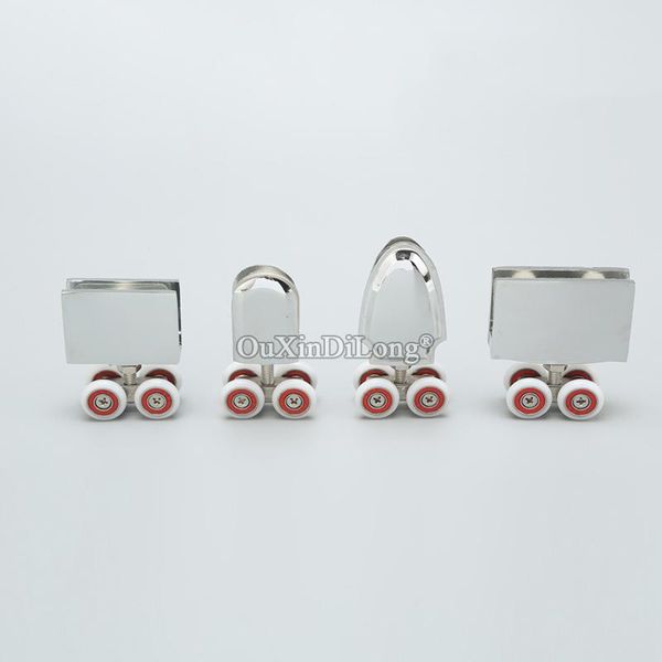 brand 4pcs frameless shower glass sliding door rollers hanging wheels 4 hangers pulleys mute bearing other hardware
brand 4pcs frameless shower glass sliding door rollers hanging wheels 4 hangers pulleys mute bearing other hardware