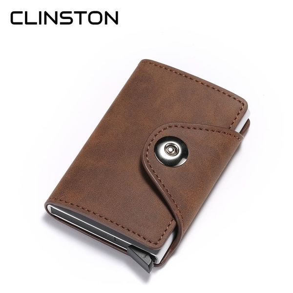 card holders 2021 rfid vintage hasp holder small slim leather wallet box mini thin couple purse for man and women love gift, Brown;gray
card holders 2021 rfid vintage hasp holder small slim leather wallet box mini thin couple purse for man and women love gift, Brown;gray