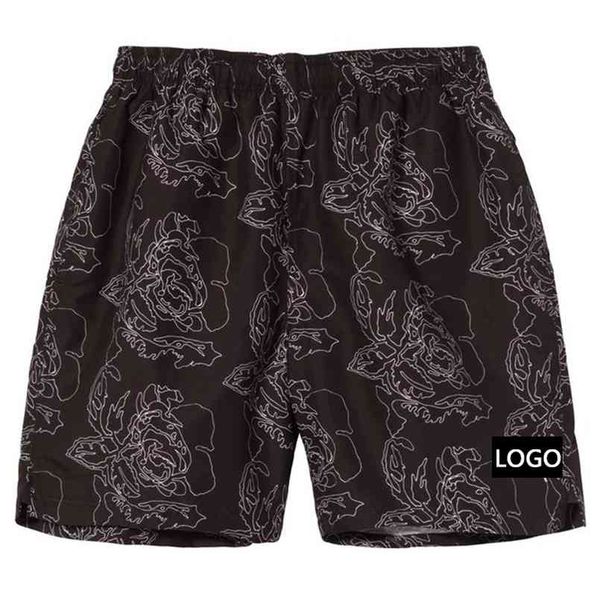 summer rose design casual shorts street hip hop fitness polyester fast dry breathable embroidery men's 210716, White;black
summer rose design casual shorts street hip hop fitness polyester fast dry breathable embroidery men's 210716, White;black