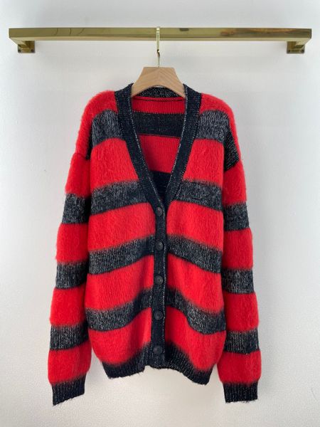 color contrast knitted cardigan, White
color contrast knitted cardigan, White