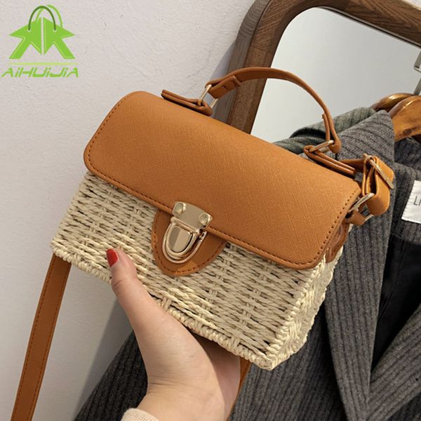 fashion pu+straw ladies handbag 2021 summer new vintage rattan bag hand made bohemia weave beach travel shoulder messenger bag
fashion pu+straw ladies handbag 2021 summer new vintage rattan bag hand made bohemia weave beach travel shoulder messenger bag