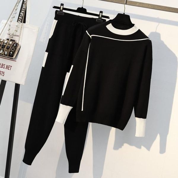 women's two piece pants women 's clothing autumn slightly fat wear cover belly slimming youthful -looking knitted - tide, White
women's two piece pants women 's clothing autumn slightly fat wear cover belly slimming youthful -looking knitted - tide, White