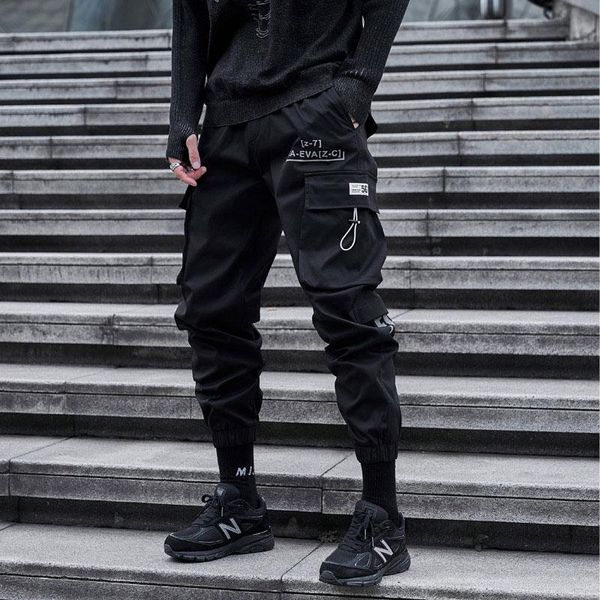 men's pants winter thicker men jogger techwear hip hop elastic waist harem streetwear tactical track trousters, Black
men's pants winter thicker men jogger techwear hip hop elastic waist harem streetwear tactical track trousters, Black