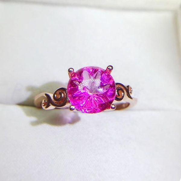cluster rings per jewelry natural real pink z round style ring 8*8mm 2.5ct gemstone 925 sterling silver fine q204229, Golden;silver
cluster rings per jewelry natural real pink z round style ring 8*8mm 2.5ct gemstone 925 sterling silver fine q204229, Golden;silver
