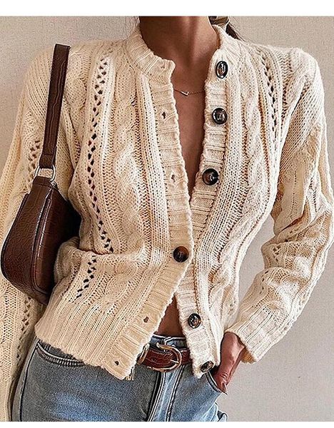 women's knits & tees 2021 autumn and winter women's cardigan fashion streetwear knitted ladies sweater single-breasted white coat
women's knits & tees 2021 autumn and winter women's cardigan fashion streetwear knitted ladies sweater single-breasted white coat