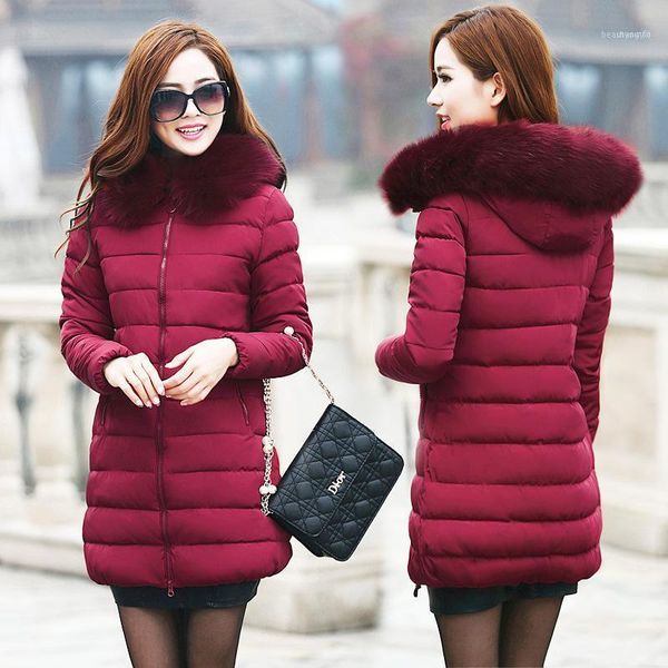 plus size 6xl 7xl women's down jacket long cotton parkas coat with fur big female thick warm overcoat jaqueta feminina1, Black
plus size 6xl 7xl women's down jacket long cotton parkas coat with fur big female thick warm overcoat jaqueta feminina1, Black