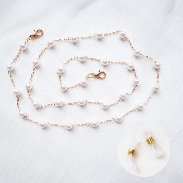 chains 2021 fashion metal glasses chain pearls mask hanging bohemian women's neck for sunglasses eyeglasses lanyard, Silver
chains 2021 fashion metal glasses chain pearls mask hanging bohemian women's neck for sunglasses eyeglasses lanyard, Silver