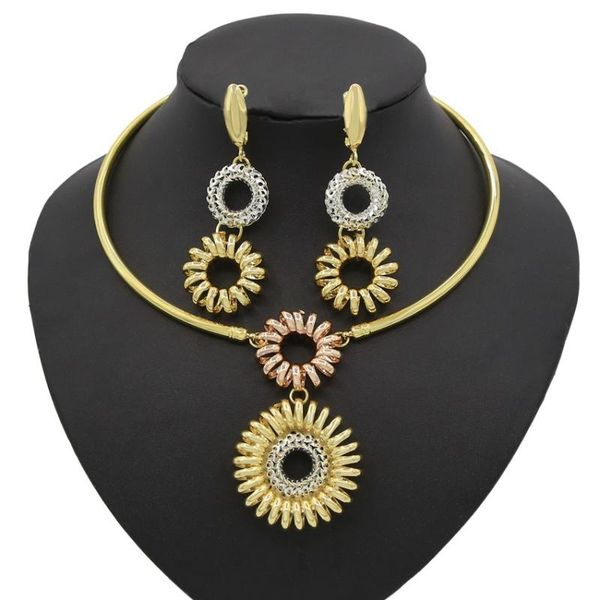 earrings & necklace yulaili fashion dubai gold jewelry sets vintage rounds pendant fine party wedding accessories for women, Silver
earrings & necklace yulaili fashion dubai gold jewelry sets vintage rounds pendant fine party wedding accessories for women, Silver