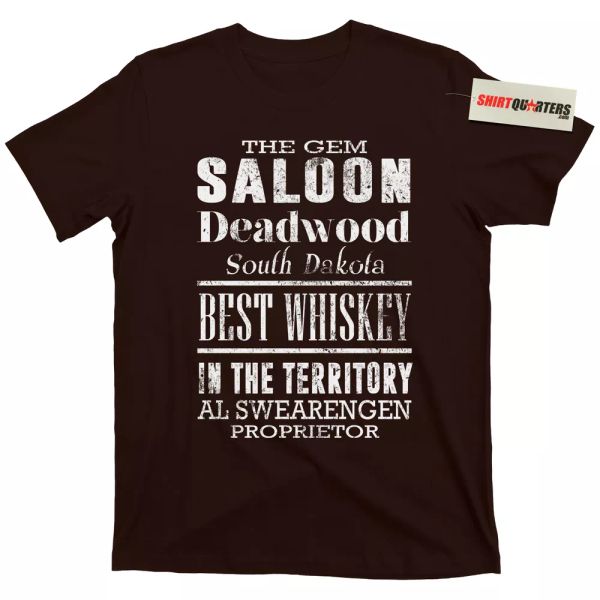 the gem al swearengen deadwood jack daniels jim beam biker soa bourbon t shirt, White;black
the gem al swearengen deadwood jack daniels jim beam biker soa bourbon t shirt, White;black