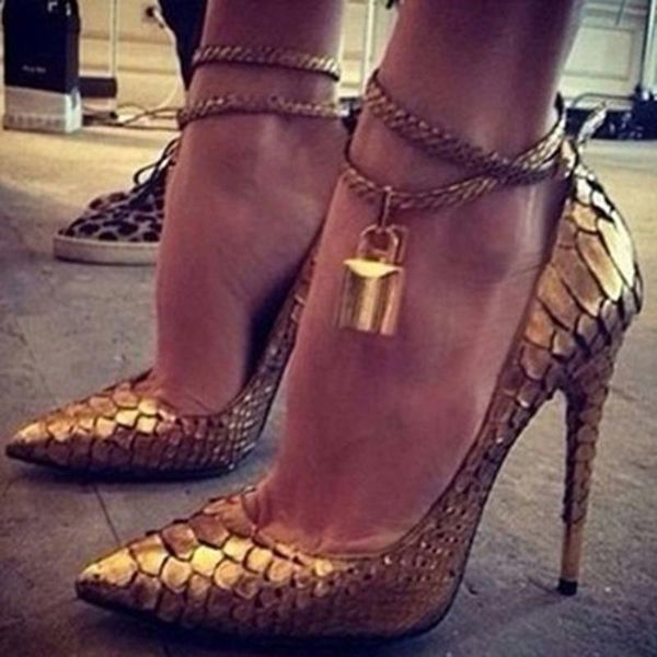 dress shoes ladies metallic lock decor ankle coiled strap bling gold snakeskin pumps stiletto high heels pointed toe women, Black
dress shoes ladies metallic lock decor ankle coiled strap bling gold snakeskin pumps stiletto high heels pointed toe women, Black