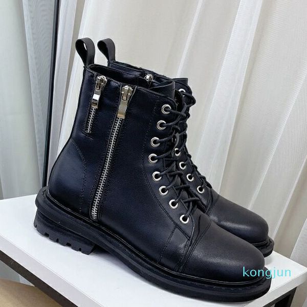 designer- fashion woman snow boots combat ankle leather motorcycle fabric insert martin winter work shoes, Black
designer- fashion woman snow boots combat ankle leather motorcycle fabric insert martin winter work shoes, Black