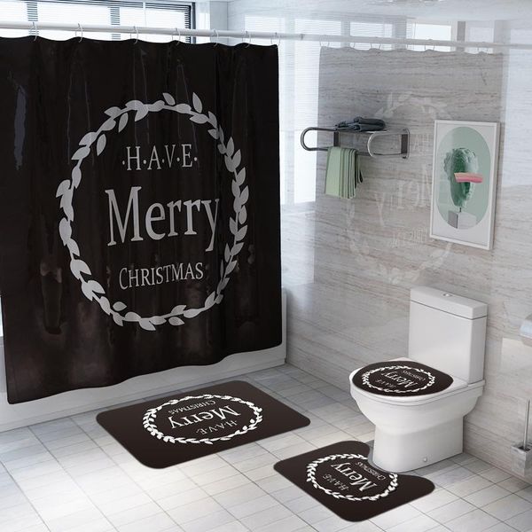shower curtains christmas polyester curtain bathroom non-slip bath mat black style floor carpet toilet cover set home decoration
shower curtains christmas polyester curtain bathroom non-slip bath mat black style floor carpet toilet cover set home decoration