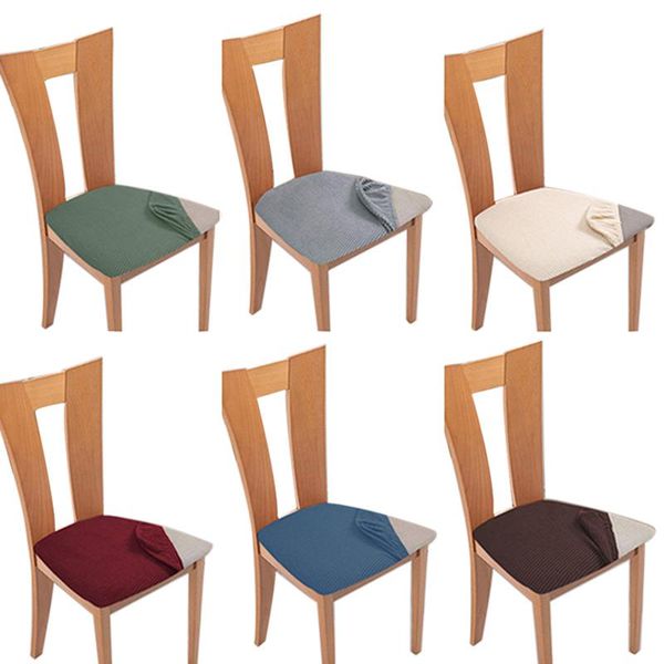 solid color dining room chair seat covers for kitchen office spandex protector cushion
solid color dining room chair seat covers for kitchen office spandex protector cushion