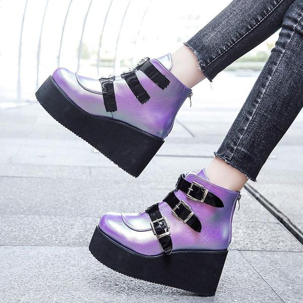 boots 2021 trendy plus size women's shoes fashion round toe thick-soled buckle retro single trifle-soled, Black
boots 2021 trendy plus size women's shoes fashion round toe thick-soled buckle retro single trifle-soled, Black