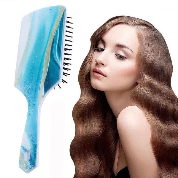 hair comb marble texture hairbrush massage paddle brush girl air cushion plastic styling tool1, Silver
hair comb marble texture hairbrush massage paddle brush girl air cushion plastic styling tool1, Silver