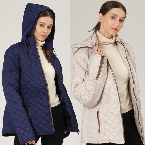 women's jackets womens winter rhombus casual plus size short jacket cotton coat for women 2021, Black;brown
women's jackets womens winter rhombus casual plus size short jacket cotton coat for women 2021, Black;brown