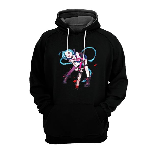 3D Jinx Hoodie Print Lol Arcane black European and two-dimensional digital printing couple sweater casual street sweater winter pullover
3D Jinx Hoodie Print Lol Arcane black European and two-dimensional digital printing couple sweater casual street sweater winter pullover