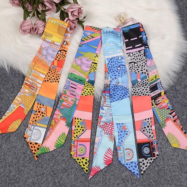 long skinny silk neck scarf collar tie women foulard bag ribbon scarves floral print elegant hairband head kerchief customisatio, Blue;gray
long skinny silk neck scarf collar tie women foulard bag ribbon scarves floral print elegant hairband head kerchief customisatio, Blue;gray
