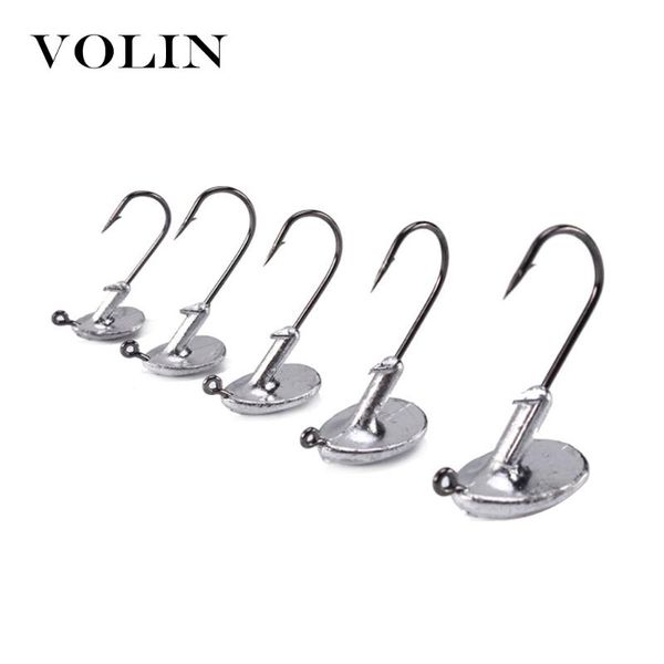 fishing hooks volin 5pcs 3.5g 5g 7g 10g 14g tumbler lead jig head hook with sharp bait soft wom tackle
fishing hooks volin 5pcs 3.5g 5g 7g 10g 14g tumbler lead jig head hook with sharp bait soft wom tackle