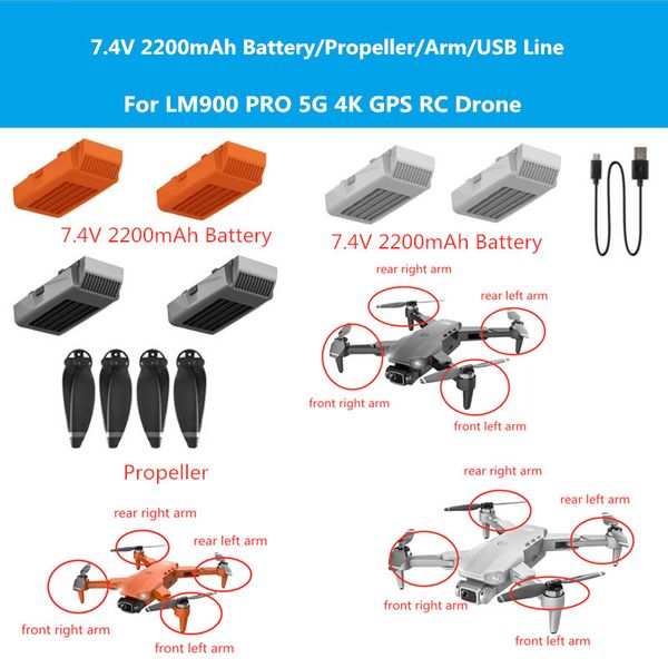 2pcs or 3pcs 7.4v 2200mah lithium battery/propeller/arm motor for lm900 pro wifi fpv rc drone lm900pro accessories main blades
2pcs or 3pcs 7.4v 2200mah lithium battery/propeller/arm motor for lm900 pro wifi fpv rc drone lm900pro accessories main blades