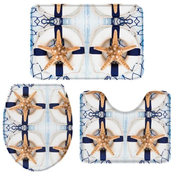 bath accessory set marine starfish life buoy bathroom toilet cover mat pedestal rug non-slip accessories doormat
bath accessory set marine starfish life buoy bathroom toilet cover mat pedestal rug non-slip accessories doormat