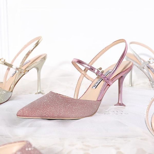 sandals stunning baotou one-line buckle belt high-heeled women summer slim heel cat shoes versatile sequin crystal weddi c99q, Black
sandals stunning baotou one-line buckle belt high-heeled women summer slim heel cat shoes versatile sequin crystal weddi c99q, Black