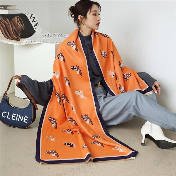 scarves 2021 winter design scarf warm cashmere hijab women print striped thick blanket bufanda lady head shawl wrap soft foulard, Blue;gray
scarves 2021 winter design scarf warm cashmere hijab women print striped thick blanket bufanda lady head shawl wrap soft foulard, Blue;gray