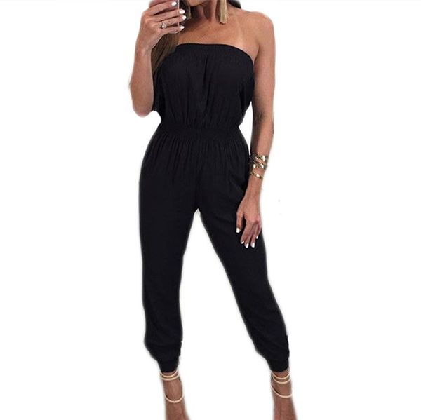 women's jumpsuits & rompers 2021 summer women ladies sleeve fashion strapless off shoulder backless solid black romper trousers, Black;white
women's jumpsuits & rompers 2021 summer women ladies sleeve fashion strapless off shoulder backless solid black romper trousers, Black;white