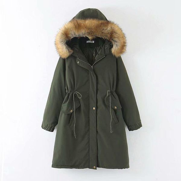 women's down & parkas women cotton-padded jacket long thick warm hooded plus size drawstring waist thinner large collar outwear veste f, Black
women's down & parkas women cotton-padded jacket long thick warm hooded plus size drawstring waist thinner large collar outwear veste f, Black