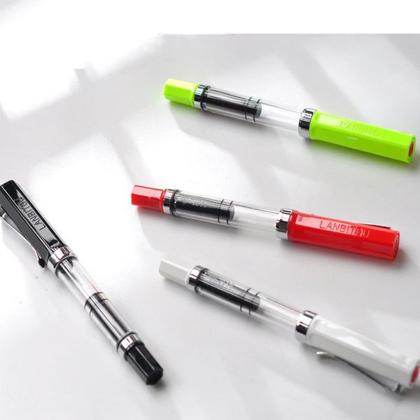 fountain pens 12pcs/box transparent plastic pen f/ ef nib for choose color ink student writing stationery school supplies
fountain pens 12pcs/box transparent plastic pen f/ ef nib for choose color ink student writing stationery school supplies