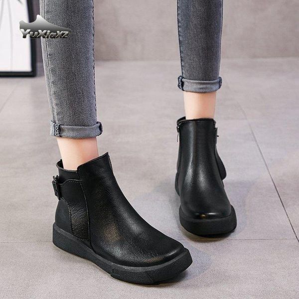 boots 2021 winter large size side zipper round toe flat short female british style fashion all-match women1718, Black
boots 2021 winter large size side zipper round toe flat short female british style fashion all-match women1718, Black