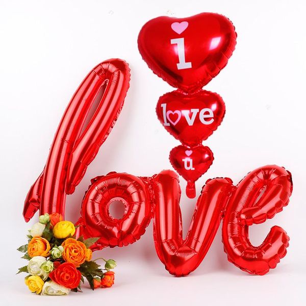 party decoration large love letter foil balloons red hearts helium ballon anniversary wedding valentine's day gifts bride globos toys
party decoration large love letter foil balloons red hearts helium ballon anniversary wedding valentine's day gifts bride globos toys