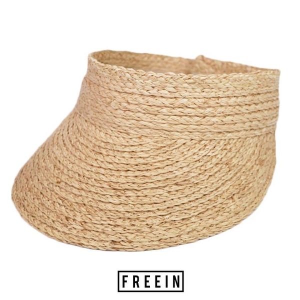 wide brim hats 2021 summer women fashion simple sun visor hat straw raffia caps panama outdoor sunshade wholesale lady, Blue;gray
wide brim hats 2021 summer women fashion simple sun visor hat straw raffia caps panama outdoor sunshade wholesale lady, Blue;gray