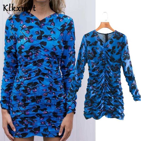 klkxmyt za dress women chic fashion folds print v neck mini vintage slim long sleeve female party es mujer 210527, Black;gray
klkxmyt za dress women chic fashion folds print v neck mini vintage slim long sleeve female party es mujer 210527, Black;gray