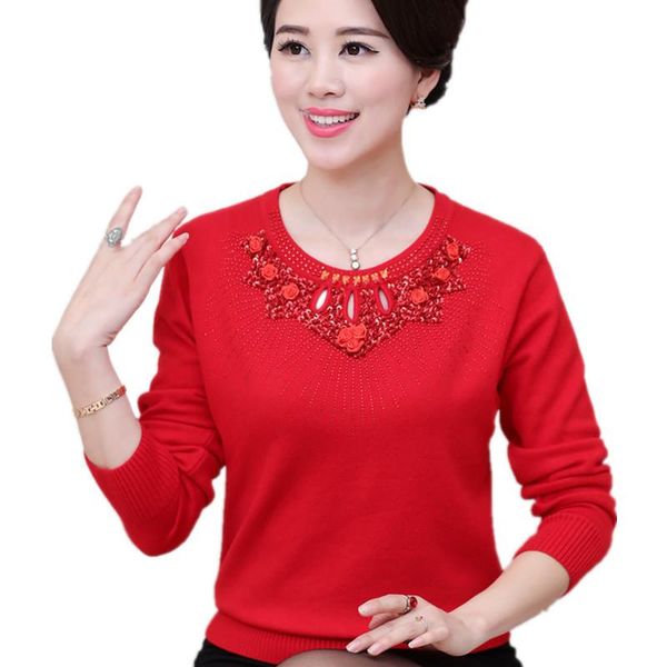 women's sweaters autumn winter women beading sweater 2021 o-neck elegant pullover jumper loose casual knitted pull femme r869, White;black
women's sweaters autumn winter women beading sweater 2021 o-neck elegant pullover jumper loose casual knitted pull femme r869, White;black
