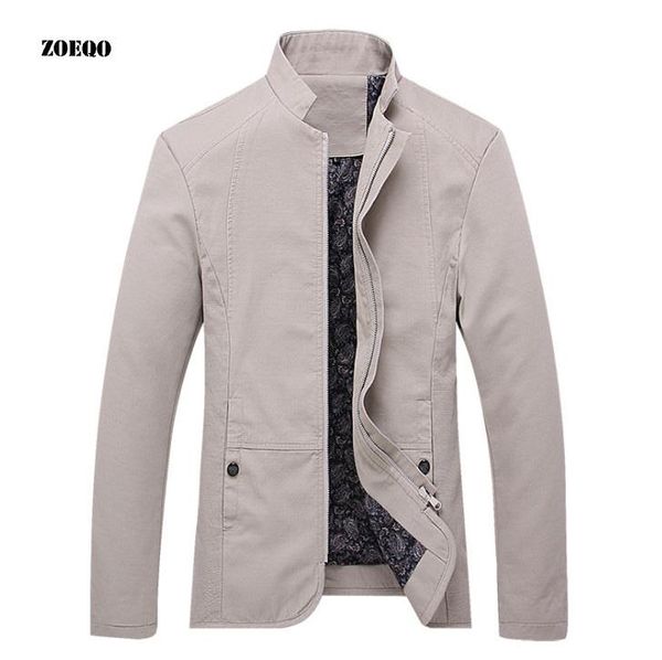 men's jackets men slim fit thin stand collar jacket zipper male casual plus size coat chaqueta hombre m-5xl, Black;brown
men's jackets men slim fit thin stand collar jacket zipper male casual plus size coat chaqueta hombre m-5xl, Black;brown