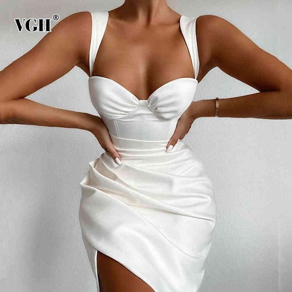 vgh white sling dress for women square collar sleeveless high waist irregular hem split slim elegant dresses female fashion 210421, Black;gray
vgh white sling dress for women square collar sleeveless high waist irregular hem split slim elegant dresses female fashion 210421, Black;gray